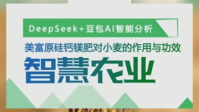 老铁们，马上准备冬小麦种植肥料了，我们用AI智慧农业分析了，美富原，叶碳酶乳酸肽活性硅，中药提取物加矿源，加枯草芽孢杆菌和胶冻样类芽孢杆菌的，中微量元素肥料硅钙镁肥，对小麦提质增产作用功效做分析，大家