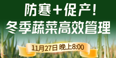 《细说农技》专家张宝林教冬季蔬菜防寒 + 促产高效管理，27 日晚 8 点！