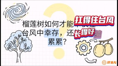 第四节：中国榴莲突围战：为生存重塑权型，抗台风矮化栽培与力学牵引，课程：《国产榴莲突围战：从泰国经验到中国实操的8堂必修课（高阶实战版）》