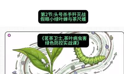 第02节：头号杀手歼灭战&mdash;&mdash;假眼小绿叶蝉与茶尺蠖，课程：《茗茶卫士&mdash;&mdash;茶叶病虫害绿色防控实战课》#识农AI