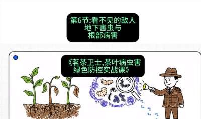 第06节：看不见的敌人&mdash;&mdash;地下害虫与根部病害，课程：《茗茶卫士&mdash;&mdash;茶叶病虫害绿色防控实战课》#识农AI