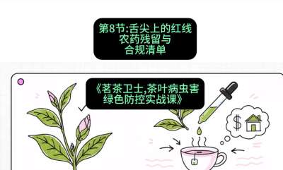 第08节：舌尖上的红线&mdash;&mdash;农药残留与合规清单，课程：《茗茶卫士&mdash;&mdash;茶叶病虫害绿色防控实战课》#识农AI